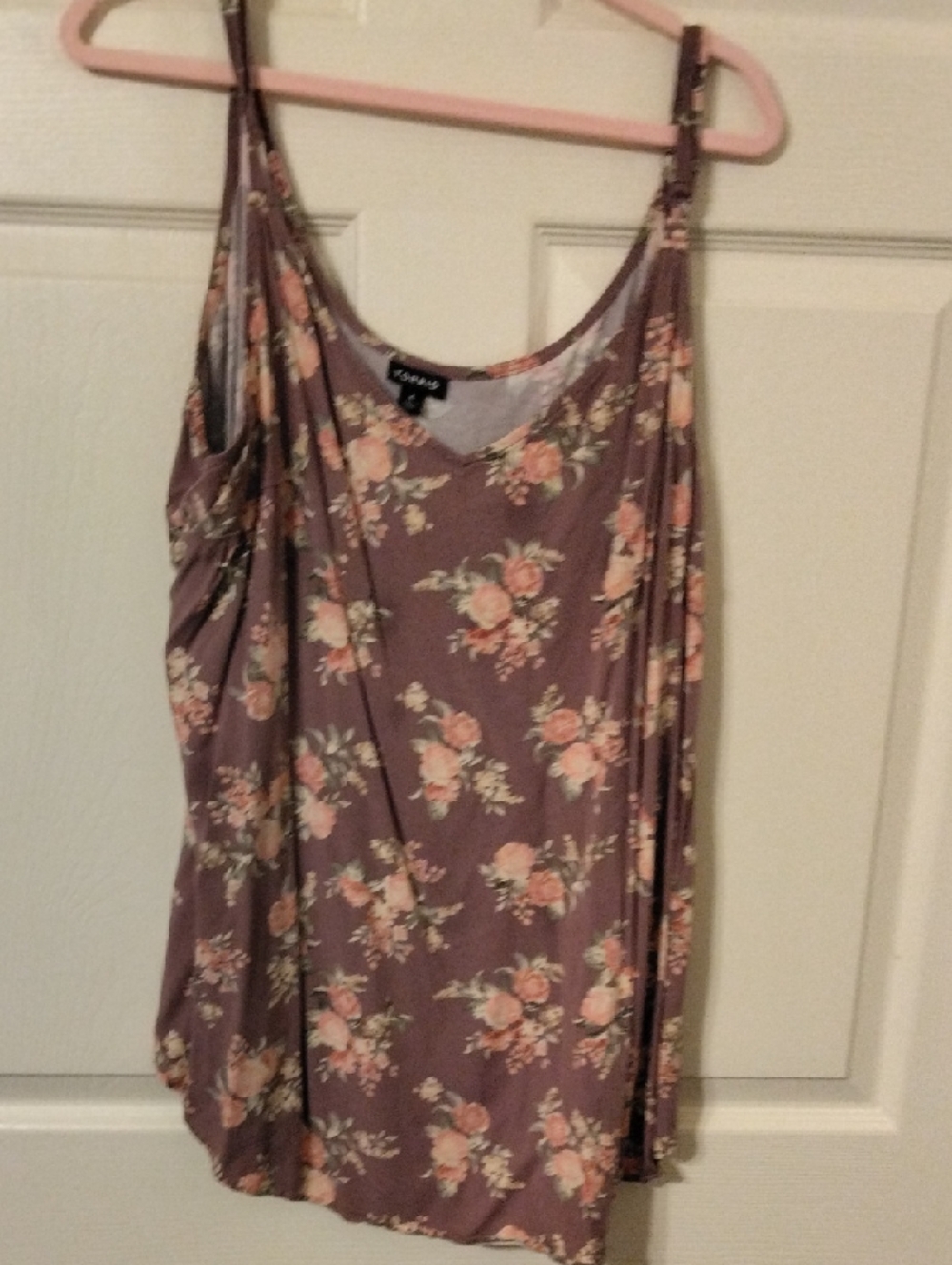 Torrid Mauve Floral Lingerie Strap Camisole